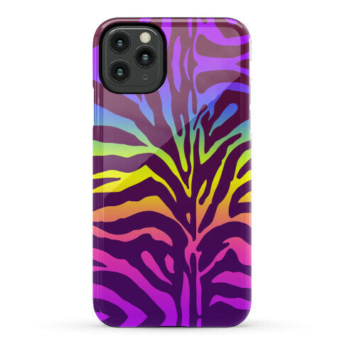 Rainbow Zebra Phone Case